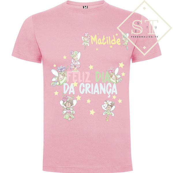 Feliz dia das Crianças Fadas (Com nome) - Sê-Tu